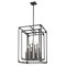 Z-Lite Easton Chandelier, 12-Light, 20.5 In.W x 33 In.H, Matte Black/Matte Black 3038-12MB - alternate 3